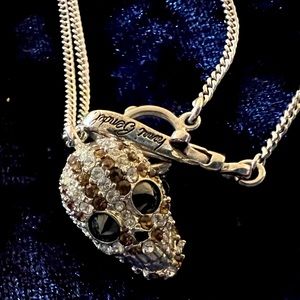 Henri Bendel Rare Skull Necklace 💀🎃
